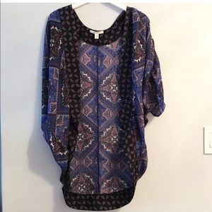 Miami Blue Printed Kimono